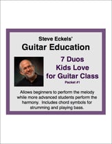 7 Duos Kids Love Guitar and Fretted sheet music cover